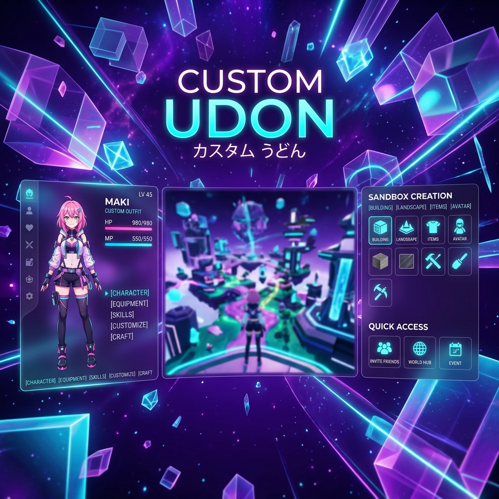 Custom Udon APK: สุดยอดเกมจำลองโลกอนิเมะ (รีวิว & คู่มือมือใหม่)