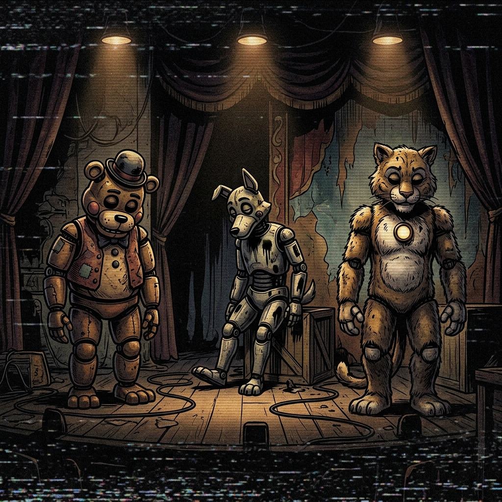 FNAF graphics and jumpscare