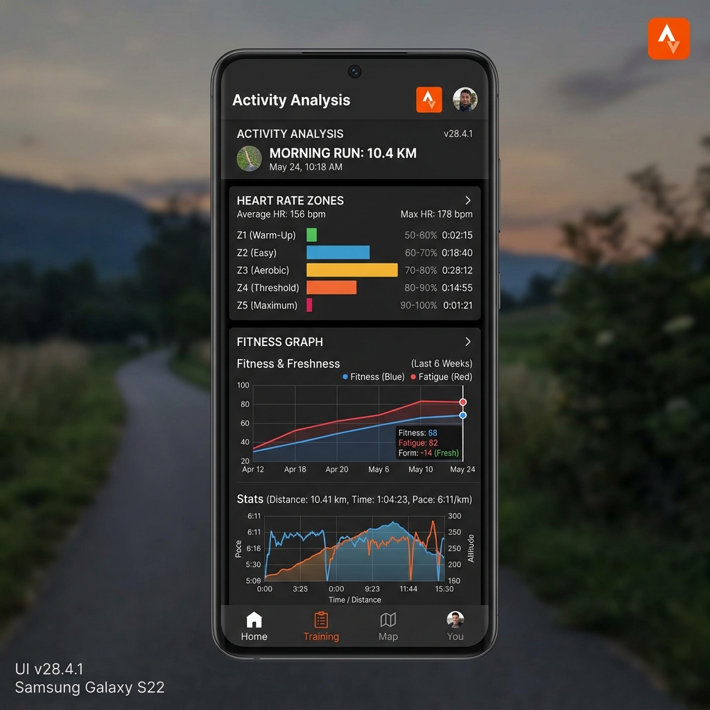 Strava heart rate zone analysis