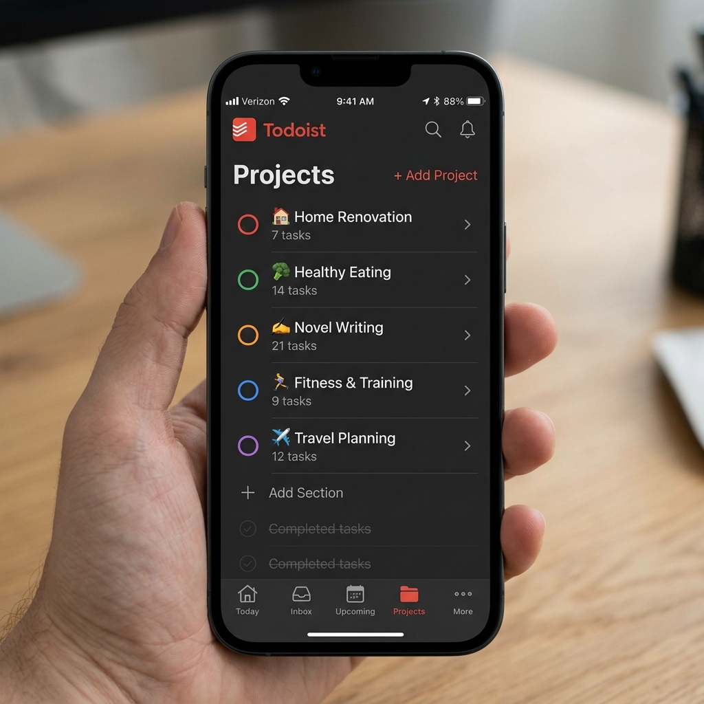 Todoist screenshot 2