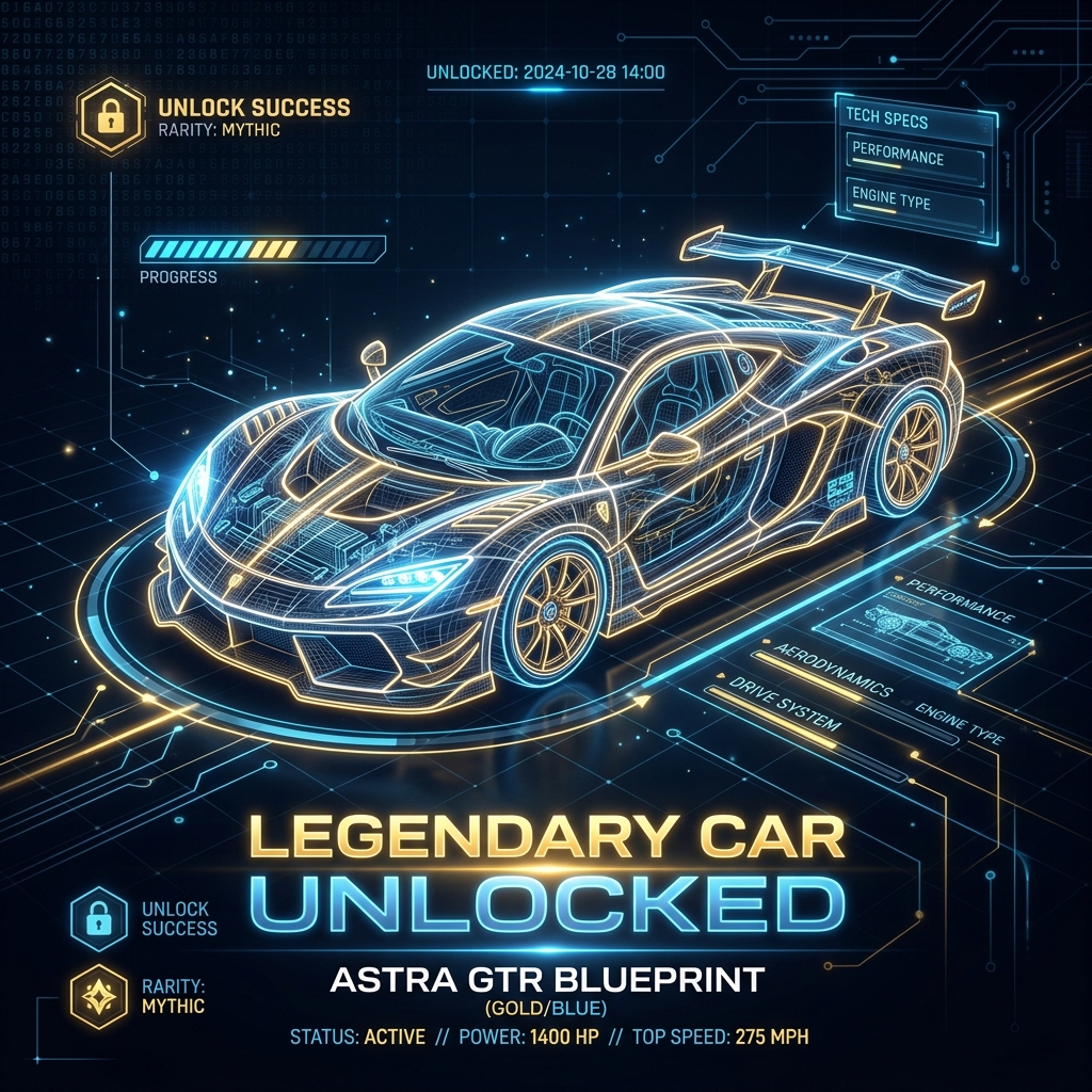 Racing Master gacha blueprints