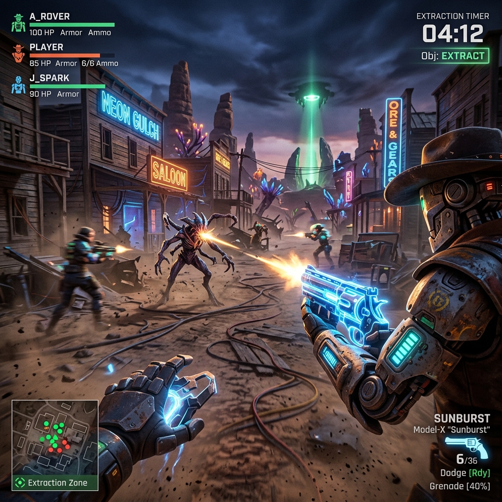 Far Far West gameplay screenshot