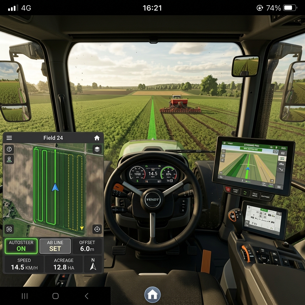 ภาพการตั้งค่ากราฟิกในเกม Farming Simulator 26 มือถือ