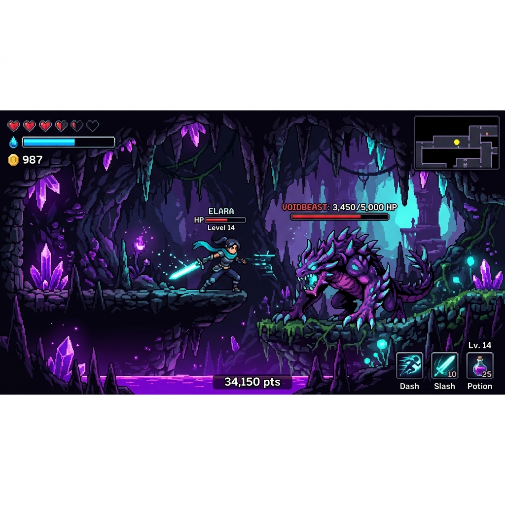 Udonge in Interspecies Cave gameplay