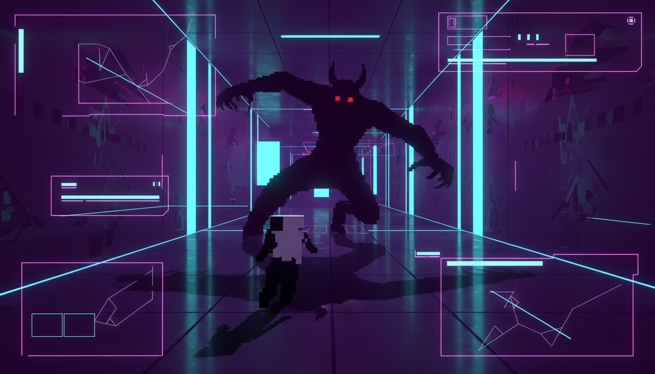 Ao Oni oni chase screenshot