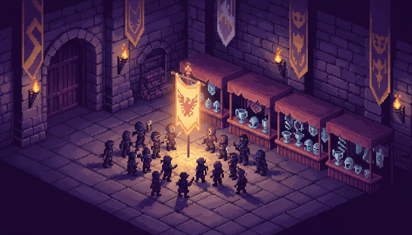 Bit Heroes Quest guild and PvP screenshot