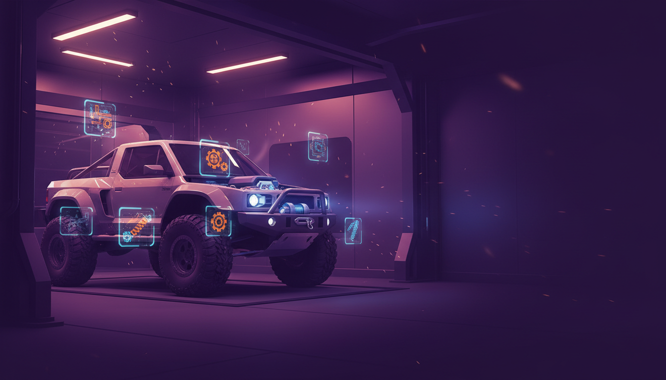 Hill Climb Racing vehicle garage and upgrade screenshot