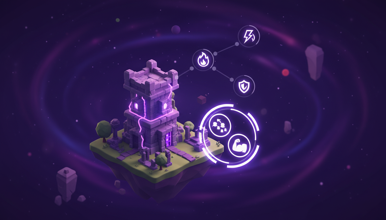 TowerMadness 2 tower targeting and upgrade screenshot