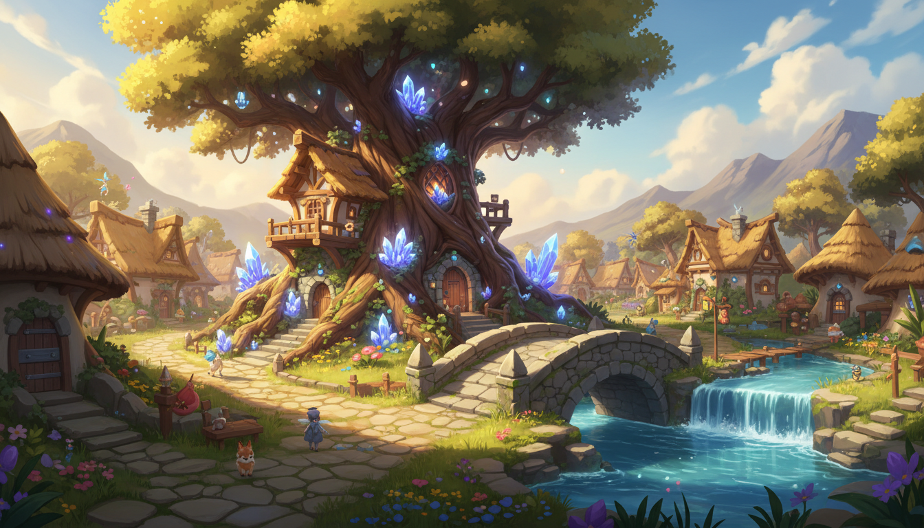 Another Eden character roster screenshot