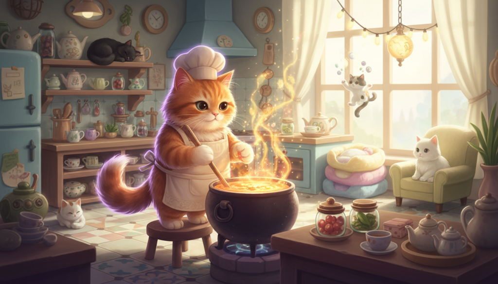 รีวิว Cats & Soup 2026: คาเฟ่แมวไอดเดิลที่มี “โหมดออฟไลน์” ที่ระบุชื่ออย่างเป็นทางการ