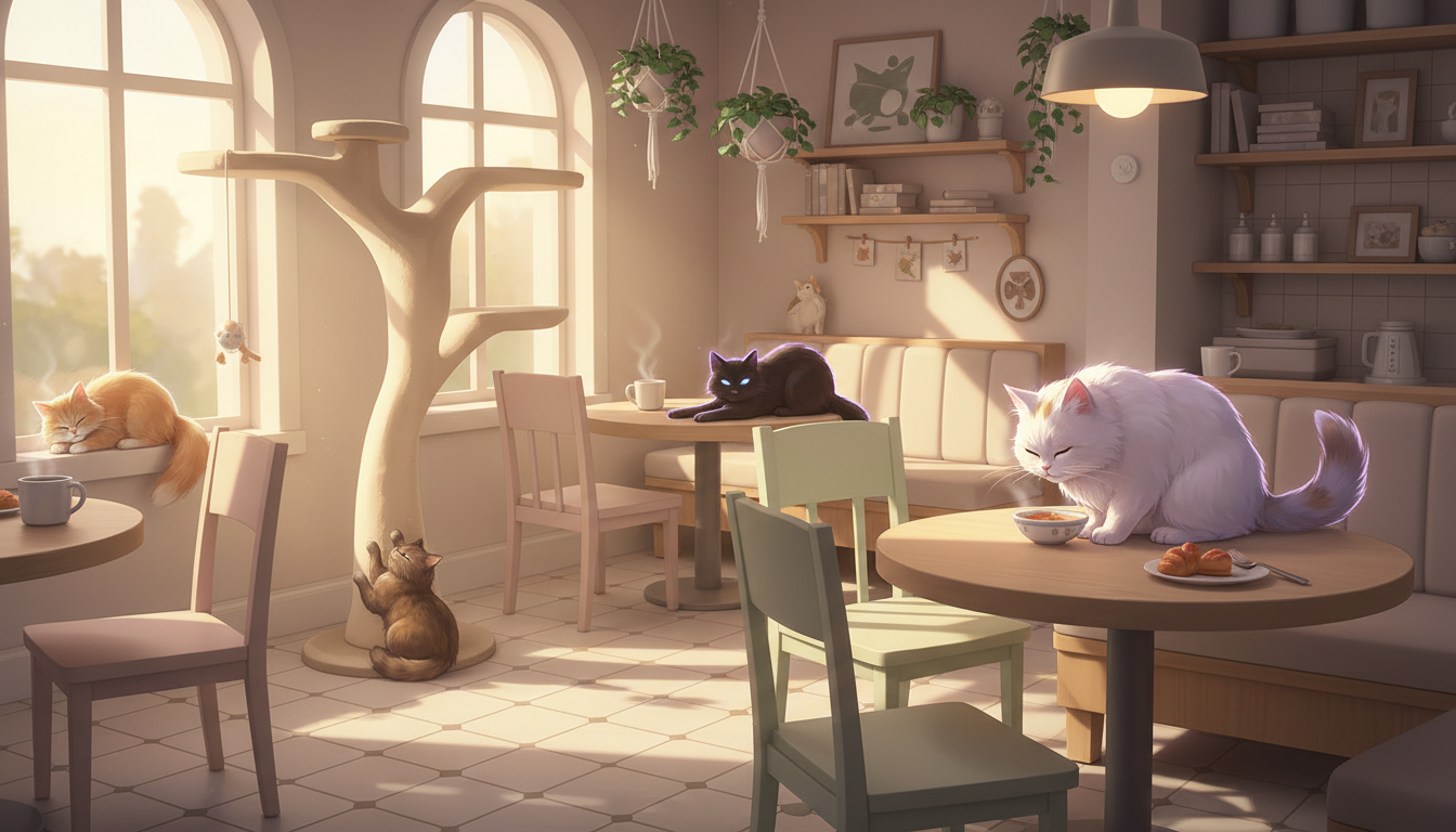 Cats and Soup facility upgrade screenshot