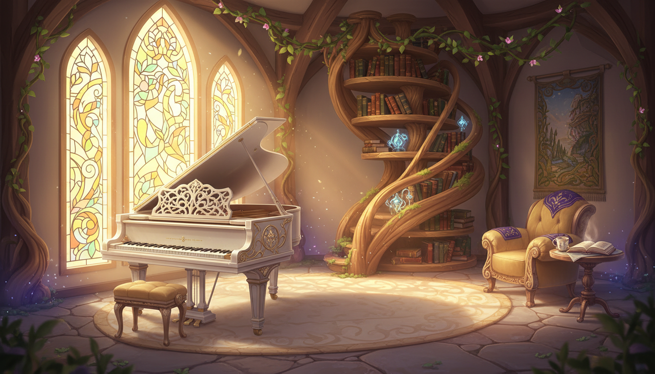 Deemo garden and story screenshot