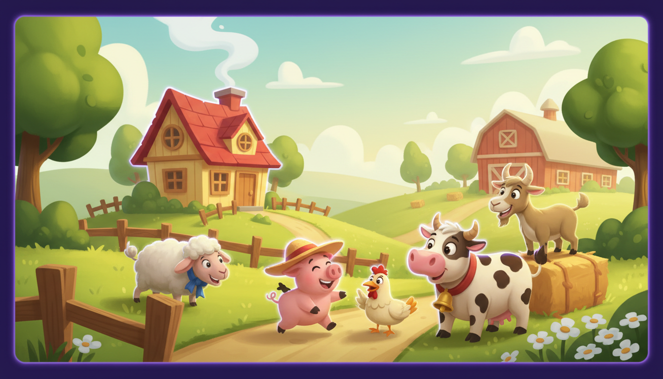 Family Farm Adventure farm decoration and puzzle screenshot