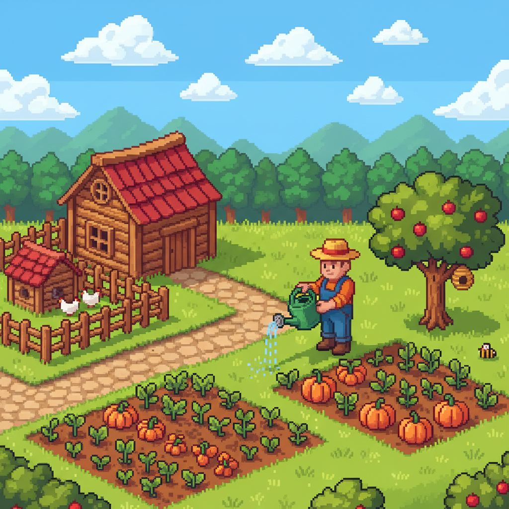 Offline Farming Game
