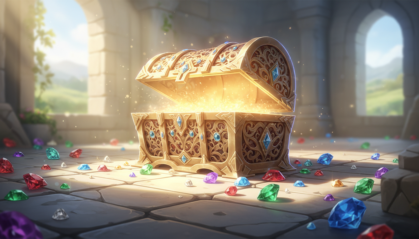 Jewels Legend puzzle board screenshot