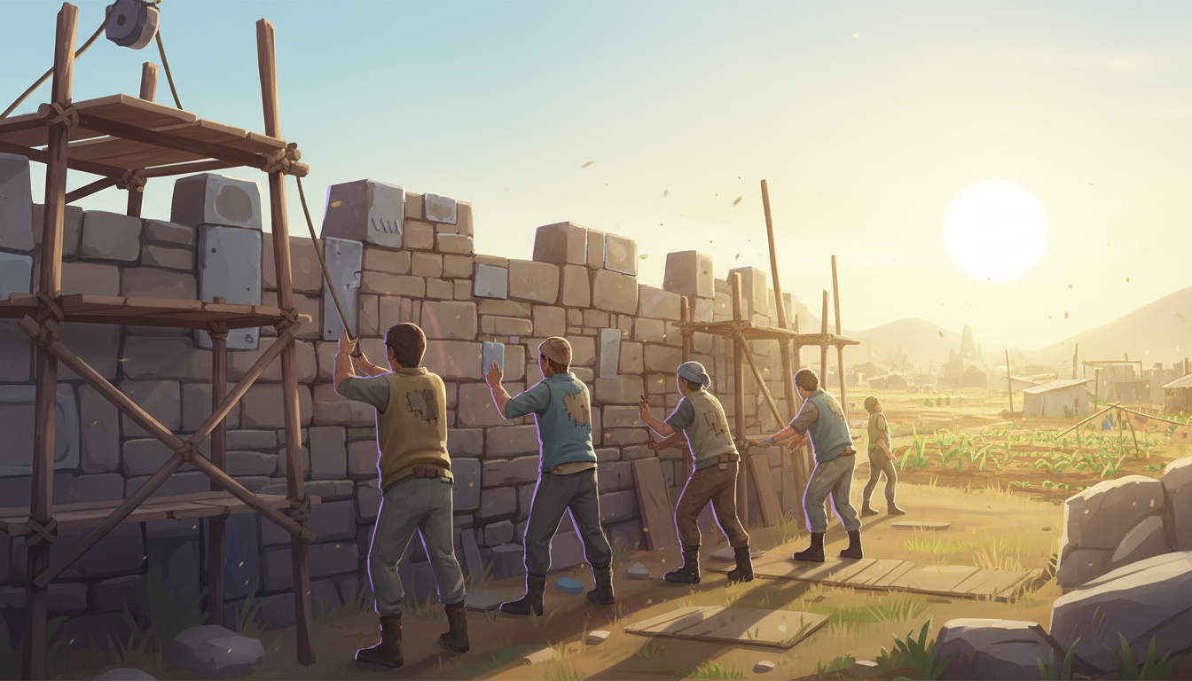 Rebuild 3 survivor management and resource screenshot
