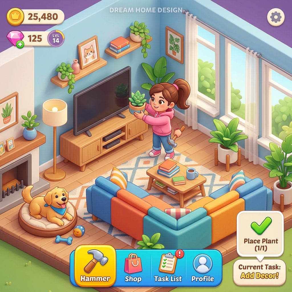 Staff Job Game Screenshot