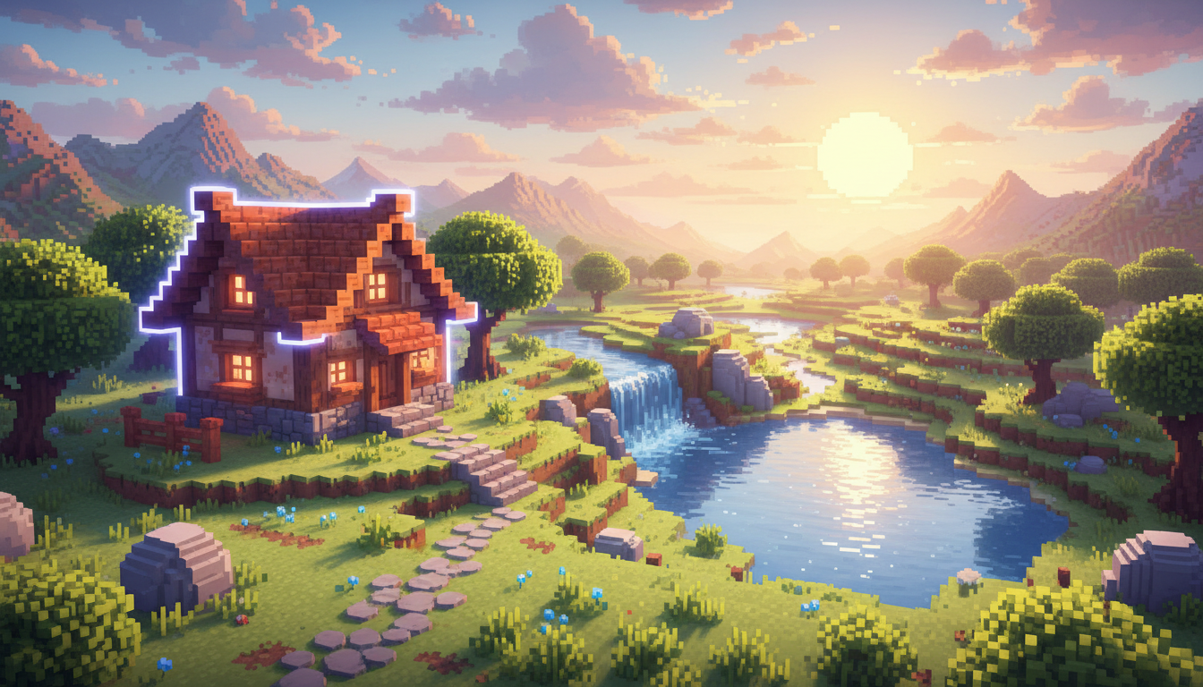 Terraria building and crafting screenshot