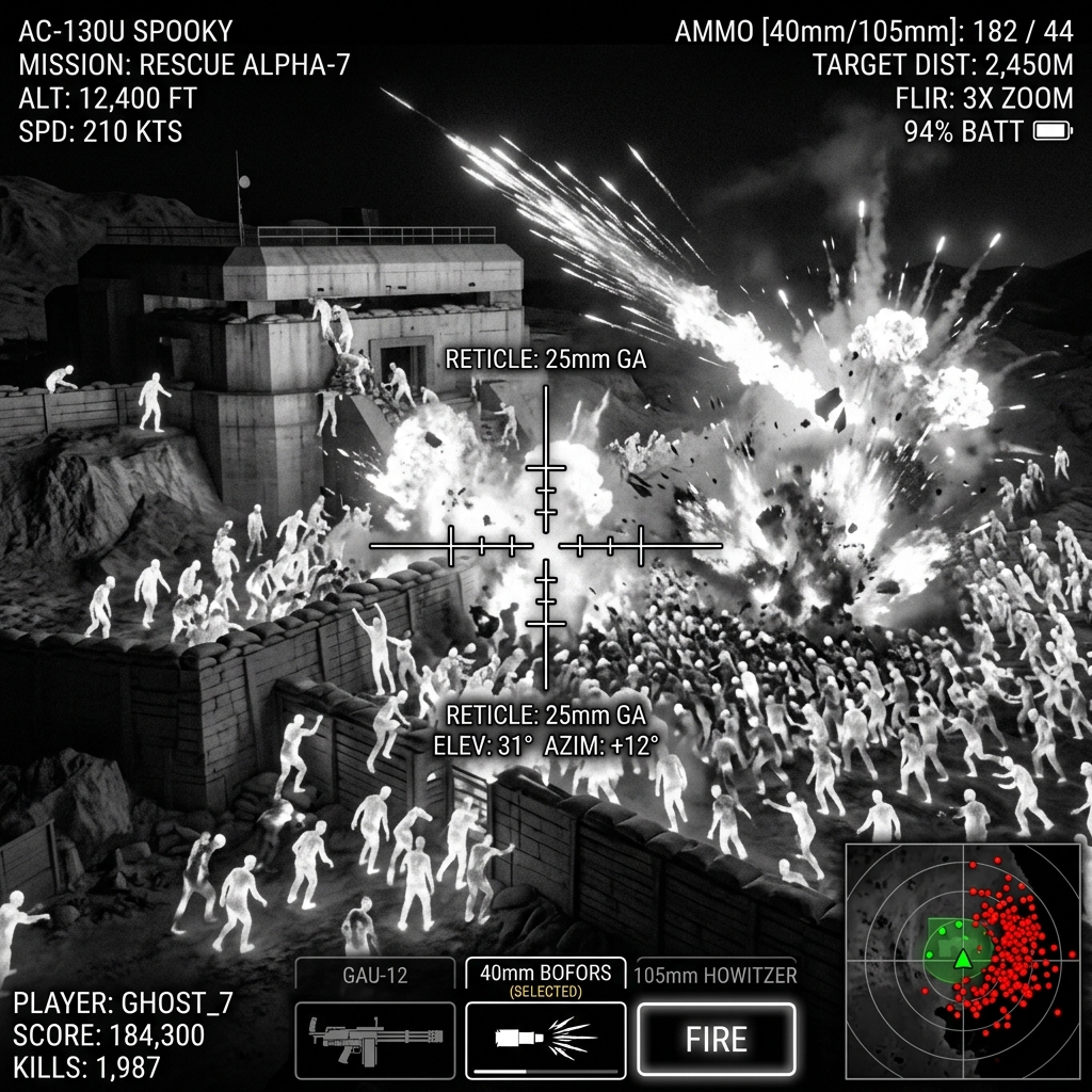 Zombie Gunship Survival weapon upgrade screenshot